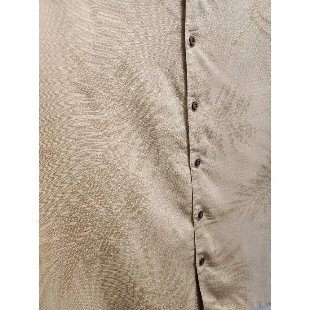 Rainforest Cafe Men's Button Down Hawaiian Tropical Leaves Shirt Sz XXL - Picture 2 of 7